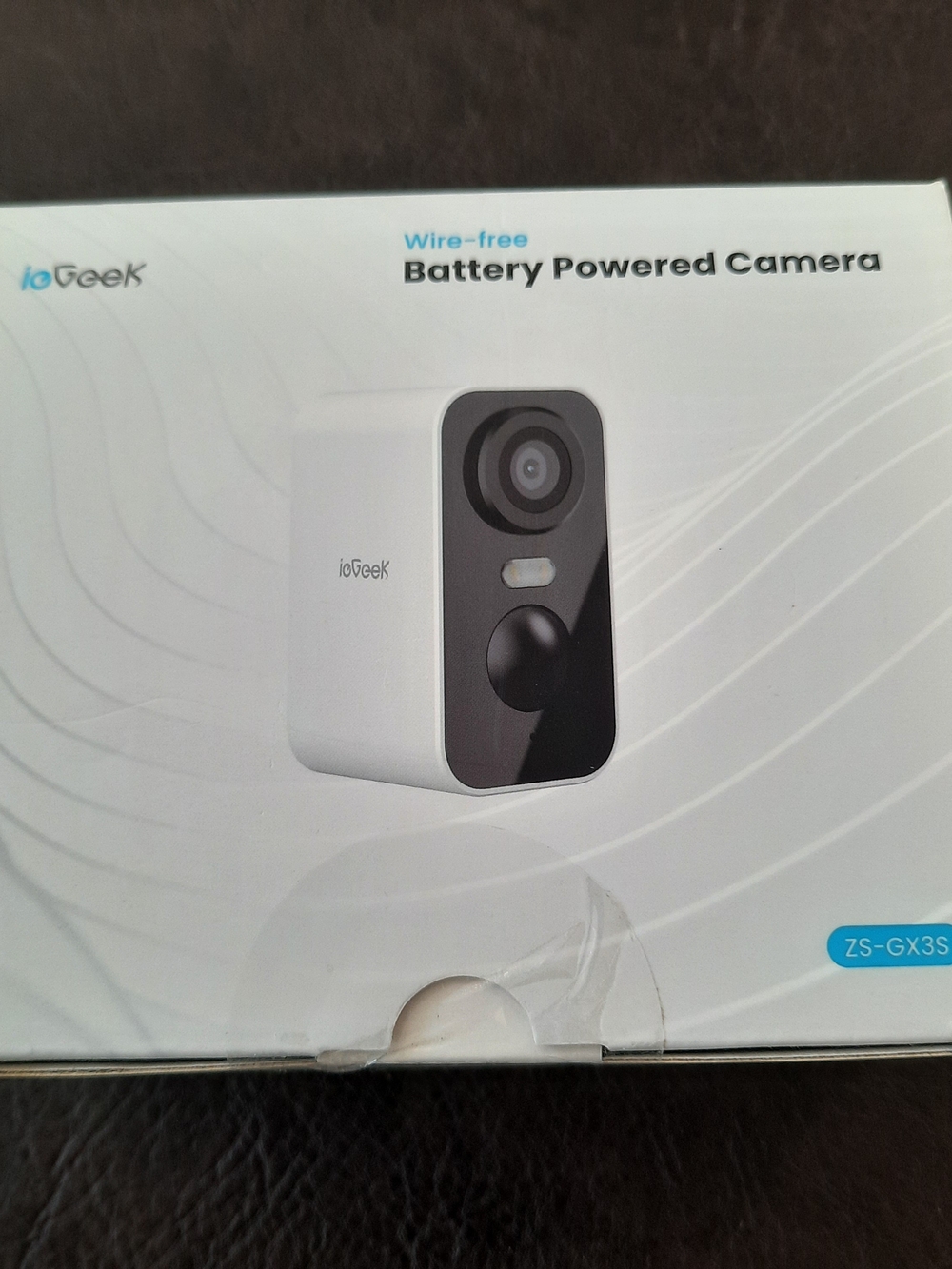 ioGeek Wire-Free Security Camera in White & Black